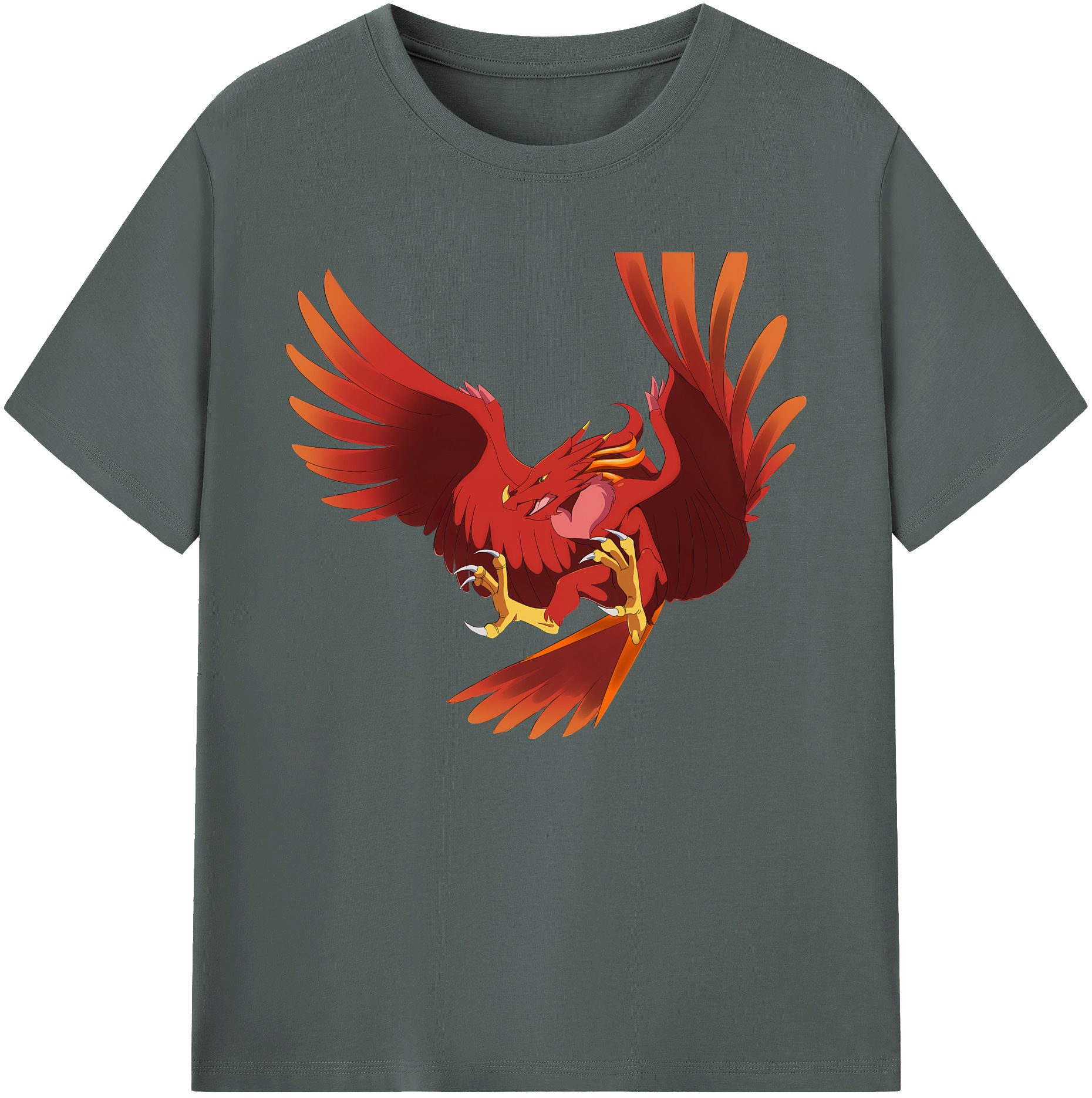 （画像用） Digimon デジタルモンスター/デジモン 綿100％ メンズ半袖Tシャツ｜肌触りやわらか＆通気性